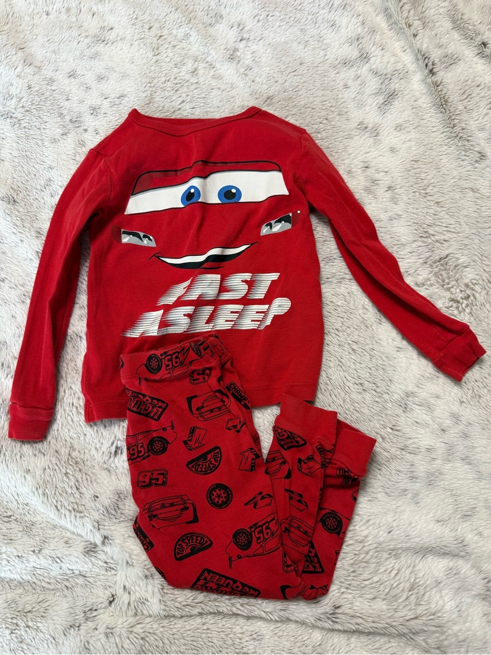 Lightning McQueen PJ toddler set 2T